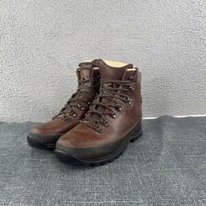LOWA Boots Mens US 8.5 EU 41.5 Brown Baffin Pro Leather Hiking Trekking Germany